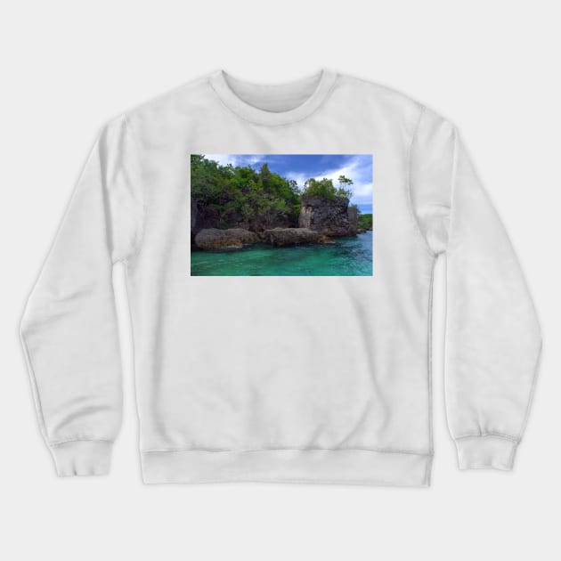 Island of Fire and Gentle Magic Crewneck Sweatshirt by likbatonboot